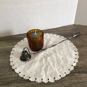 Vtg Primrose Plate Candle Snuff